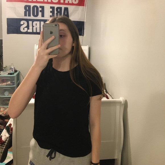 Plain Black Mudd T-shirt - Picture 1 of 4
